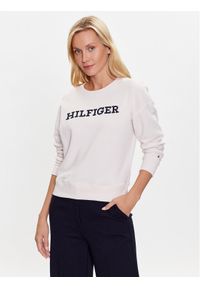 TOMMY HILFIGER - Tommy Hilfiger Bluza WW0WW38860 Écru Regular Fit. Materiał: bawełna #1