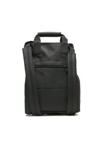 Rains Plecak Texel Tote Backpack W3 14240 Czarny. Kolor: czarny. Materiał: materiał #3