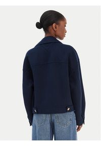 TOMMY HILFIGER - Tommy Hilfiger Kurtka przejściowa WW0WW47759 Granatowy Relaxed Fit. Kolor: niebieski. Materiał: wełna #2
