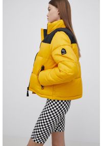 Superdry kurtka damska kolor żółty zimowa. Okazja: na co dzień. Kolor: żółty. Sezon: zima. Styl: casual