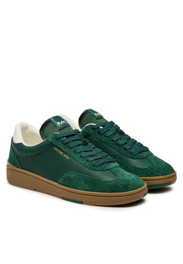 MICHAEL Michael Kors Sneakersy Wilton Leather and Suede Sneaker 42F4WLFS1L Zielony. Kolor: zielony. Materiał: zamsz, skóra