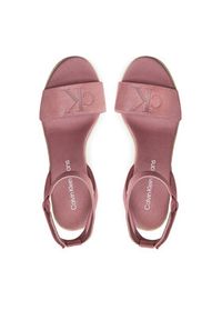 Calvin Klein Jeans Espadryle Wedge Sandal Su Mg Btw YW0YW01026 Różowy. Kolor: różowy