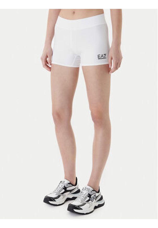 EA7 Emporio Armani Sukienka tenisowa 7W000317 AF14524 U0002 Biały Regular Fit. Kolor: biały. Materiał: syntetyk. Sport: tenis
