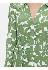 United Colors of Benetton - United Colors Of Benetton Sukienka koszulowa 43UEDV02X Zielony Regular Fit. Kolor: zielony. Materiał: wiskoza. Typ sukienki: koszulowe #5