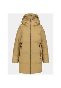 LUHTA - Płaszcz Zimowy Damski Luhta Halla. Kolor: brązowy. Materiał: puch. Sezon: zima. Sport: turystyka piesza #1
