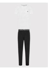 Karl Lagerfeld - KARL LAGERFELD Piżama Ikonik 220M2139 Kolorowy Relaxed Fit. Materiał: bawełna. Wzór: kolorowy #7