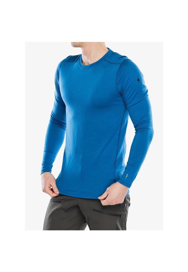 Bluza termoaktywna męska Smartwool Classic Merino Base Layer LS Boxed. Kolor: niebieski