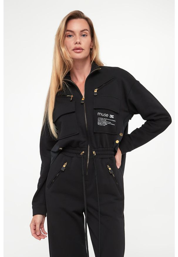 Elisabetta Franchi - Kombinezon damski dresowy ELISABETTA FRANCHI. Materiał: dresówka