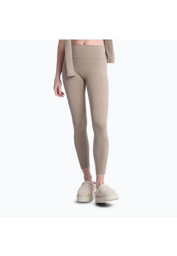 Joy in me - Legginsy JOYINME 7/8 Oneness Ease. Kolor: beżowy. Sport: fitness