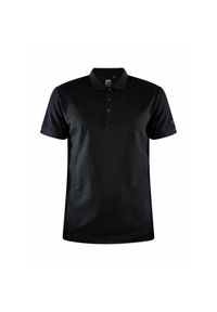 Koszulka treningowa męska Craft 1909138999000. Typ kołnierza: polo. Kolor: czarny. Materiał: poliester #1