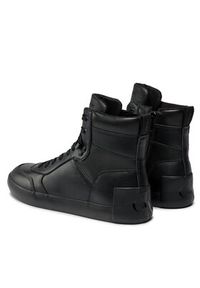 Calvin Klein Jeans Sneakersy Vulc Mid Laceup Lth In Lum YM0YM00872 Czarny. Kolor: czarny #4