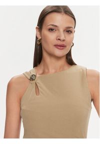 Guess Sukienka koktajlowa Febe W4RK58 KAQL2 Beżowy Slim Fit. Kolor: beżowy. Styl: wizytowy #5