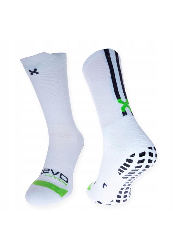 PROSKARY - Skarpety do piłki nożnej Proskary Revo antypoślizgowe. Kolor: czarny, wielokolorowy, biały. Sport: piłka nożna