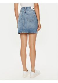 Calvin Klein Jeans Spódnica jeansowa J20J223681 Niebieski Regular Fit. Kolor: niebieski. Materiał: bawełna
