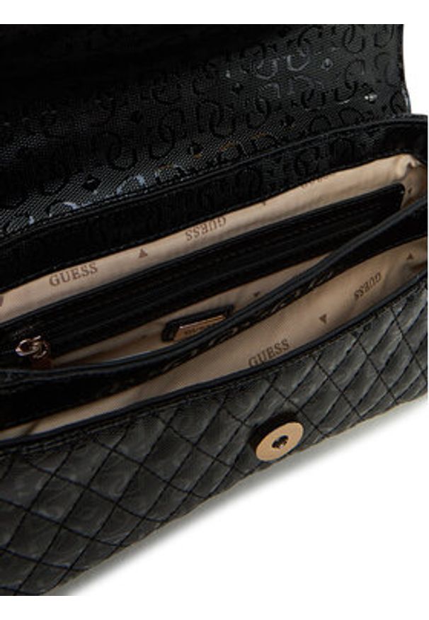 Guess Torebka HWGG96 26210 Czarny. Kolor: czarny. Materiał: skórzane