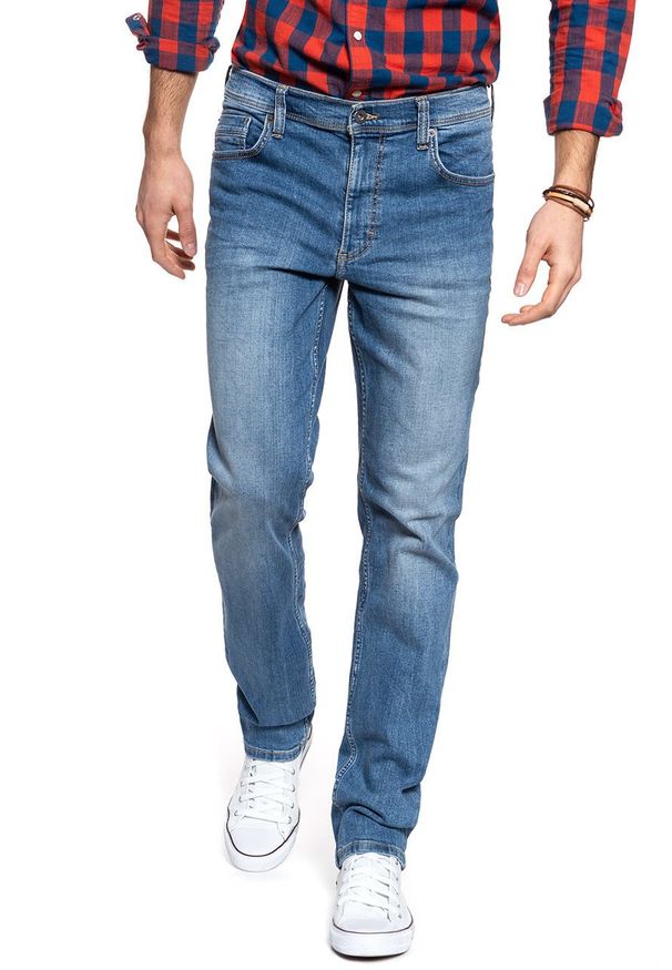 Mustang - SPODNIE MĘSKIE MUSTANG Washington DENIM BLUE 1009083 5000 411