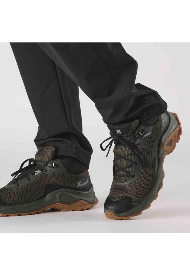 salomon - Buty trekkingowe męskie Salomon X Reveal Chukka Cswp 2. Kolor: czarny, zielony. Sport: turystyka piesza