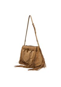 MICHAEL Michael Kors Torebka Hamilton Moderne 30F5ANXS3S Brązowy. Kolor: brązowy. Materiał: skórzane, zamszowe #5