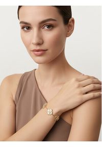 Guess Bransoletka JUBB05 501JW Złoty. Materiał: metalowe. Kolor: złoty