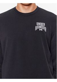 Under Armour Bluza Ua Rival Terry Graphic Crew 1379764 Czarny Loose Fit. Kolor: czarny. Materiał: bawełna #4