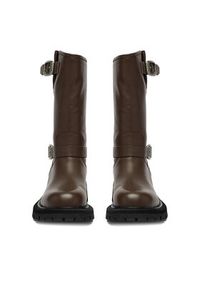 G-Star RAW - G-Star Raw Botki EO-ERVA-LT2520-101 Brązowy. Kolor: brązowy. Materiał: skóra #7