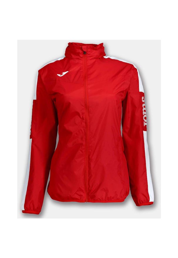 Kurtka damska Joma Rainjacket Championship IV Red-White L. Okazja: na co dzień. Kolor: czerwony, biały, wielokolorowy. Styl: casual