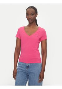 Tommy Jeans Komplet 2 t-shirtów DW0DW21367 Kolorowy Slim Fit. Materiał: bawełna. Wzór: kolorowy