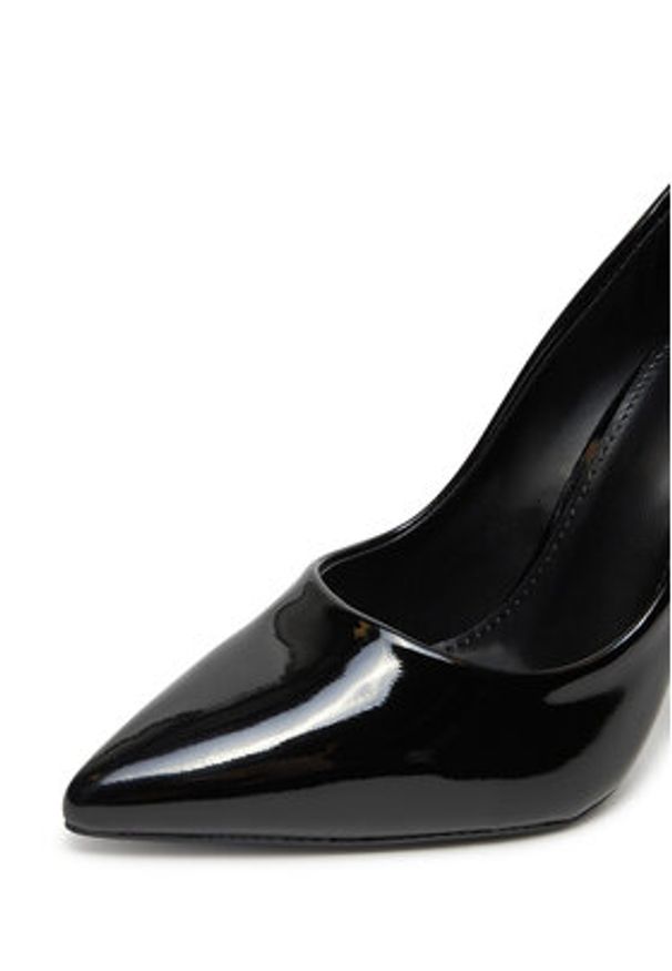 DeeZee Szpilki AB2-4503A Czarny. Kolor: czarny. Materiał: syntetyk, materiał. Obcas: na szpilce