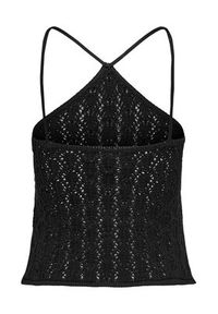 only - ONLY Top Noella 15352137 Czarny Regular Fit. Kolor: czarny. Materiał: syntetyk, bawełna #5