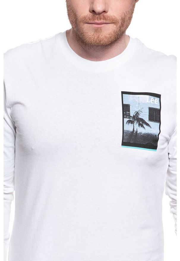 Lee - LEE LS GRAPHIC CREW BRIGHT WHITE L63DFELJ 112114991