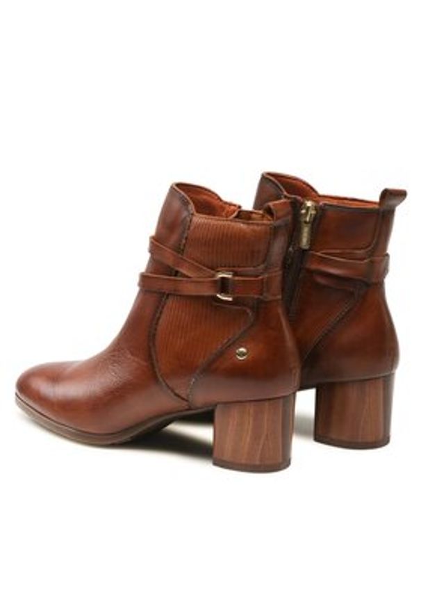 Pikolinos Botki W1Z-8841 Brązowy. Kolor: brązowy. Materiał: skóra