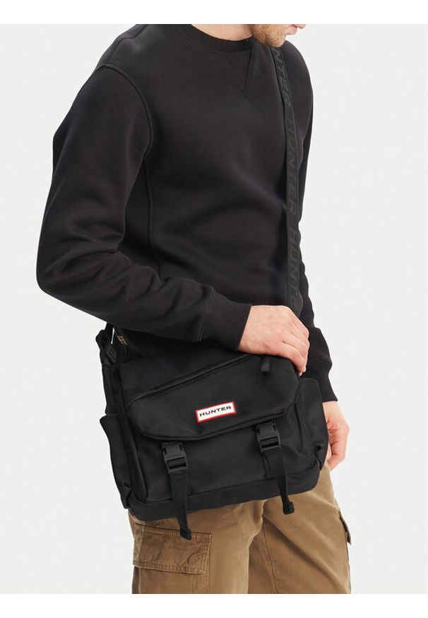 Hunter Saszetka HTR-B-001-07 Czarny. Kolor: czarny. Materiał: materiał