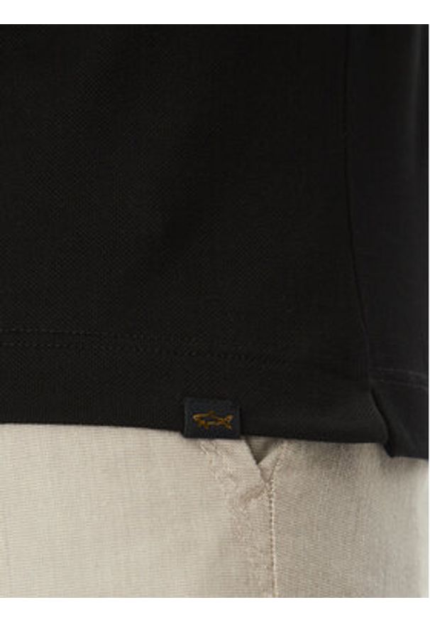 PAUL & SHARK - Paul&Shark Polo 25411236 Czarny Regular Fit. Typ kołnierza: polo. Kolor: czarny. Materiał: bawełna