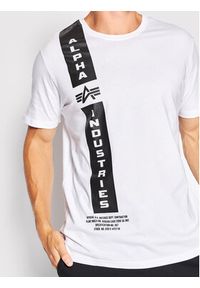 Alpha Industries T-Shirt Defense 198512 Biały Regular Fit. Kolor: biały. Materiał: bawełna #2