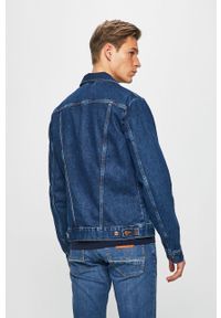 Wrangler - Kurtka. Okazja: na co dzień. Typ kołnierza: bez kaptura. Kolor: niebieski. Materiał: bawełna, jeans, denim. Styl: casual #3