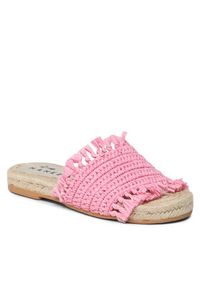 Manebi Espadryle Fringed Knots Raffia Jute Sandals V 2.9 Y0 Różowy. Kolor: różowy #4