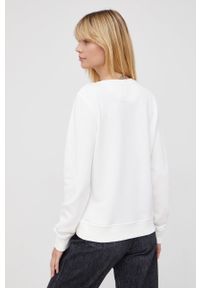 GANT - Gant bluza 4204680 damska kolor biały z aplikacją. Kolor: biały. Materiał: bawełna. Wzór: aplikacja #3