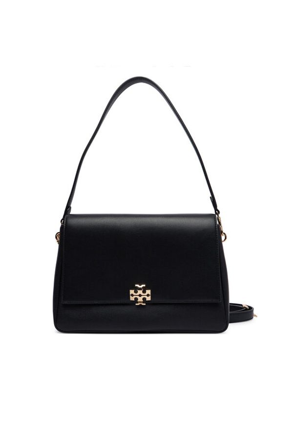 Tory Burch Torebka Charlie 180726 Czarny. Kolor: czarny. Materiał: skórzane