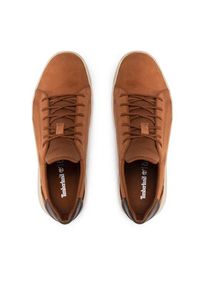 Timberland Sneakersy Seneca Bay Oxford TB0A5S9CF13 Brązowy. Kolor: brązowy. Materiał: nubuk, skóra #4