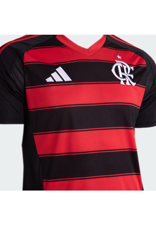 Adidas - Koszulka CR Flamengo 25 Home. Kolor: czarny. Materiał: materiał