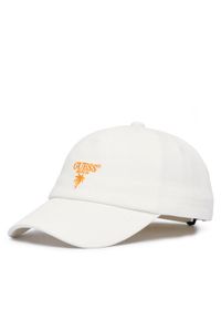 Guess Czapka z daszkiem F5GZ00 WO07T Biały. Kolor: biały. Materiał: bawełna #1