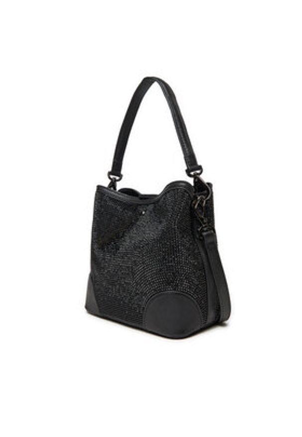 VALENTINO - Valentino Torebka Label VBS8GW34 Czarny. Kolor: czarny
