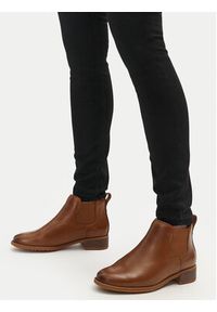 Clarks Sztyblety Havisham Top 26178718 Brązowy. Kolor: brązowy. Materiał: skóra #5