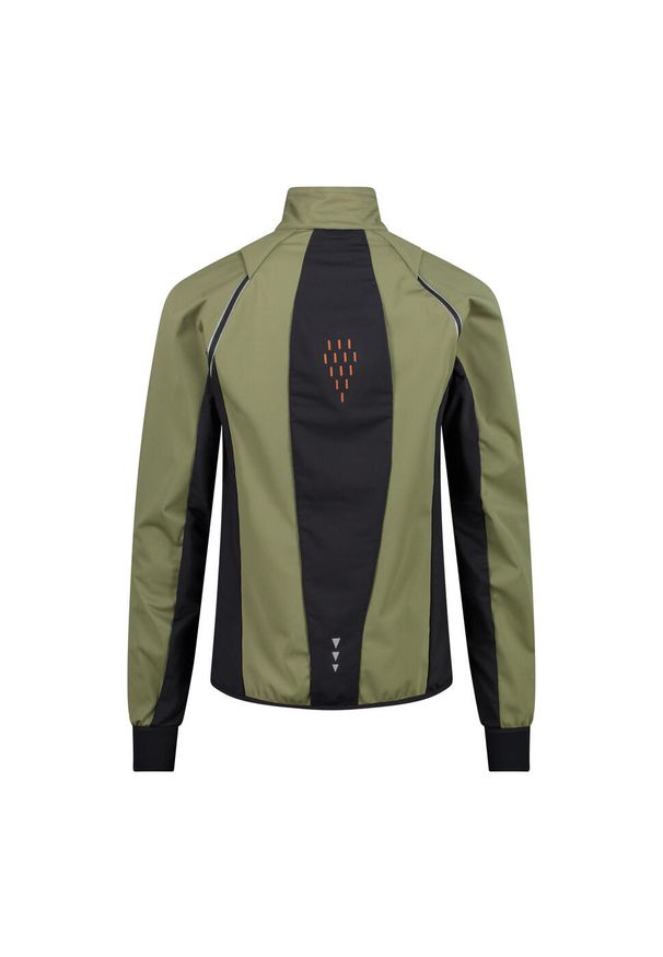 Kurtka męska turystyczna CMP 30A2647. Typ kołnierza: kaptur. Kolor: zielony. Materiał: softshell. Sport: turystyka piesza