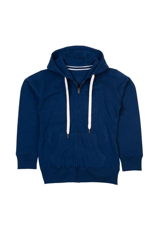 MANTIS - Męska Bluza Superstar Z Pełnym Zamkiem Błyskawicznym. Kolor: niebieski. Materiał: polar. Sport: turystyka piesza