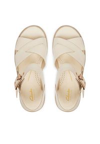 Clarks Sandały Orinoco3 Cross 26186092 Écru. Materiał: skóra #5