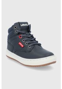 Levi's® - Levi's Buty dziecięce kolor granatowy. Okazja: na spotkanie biznesowe. Nosek buta: okrągły. Kolor: niebieski. Materiał: guma. Szerokość cholewki: normalna. Styl: biznesowy #5