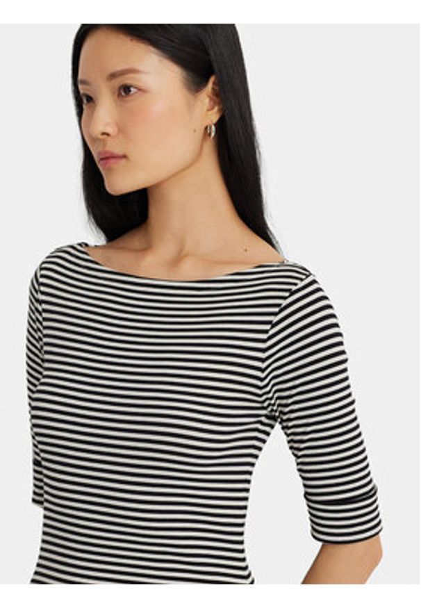 Lauren Ralph Lauren Sukienka codzienna 250938764001 Czarny Regular Fit. Okazja: na co dzień. Kolor: czarny. Materiał: bawełna. Typ sukienki: proste. Styl: casual