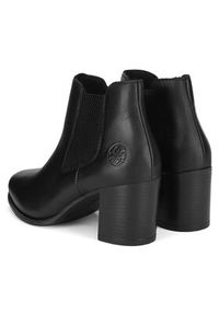 Rieker Botki 50194-00 Czarny. Kolor: czarny. Materiał: skóra #4