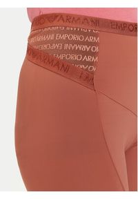 Emporio Armani Underwear Legginsy 164728 3F204 01656 Brązowy Slim Fit. Kolor: brązowy. Materiał: syntetyk #2
